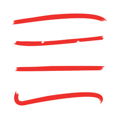 red line brush set © bigpa