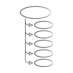 hand drawn diagram template for presentation 