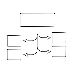 hand drawn diagram template for presentation 