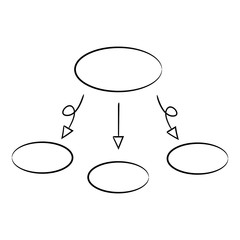 hand drawn diagram template for presentation 