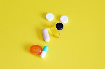 Pharmaceutical pills and vitamins
