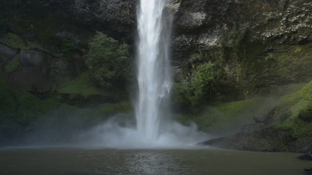 Bridal Veil Waterfall Waikato Region Raglan New Zealand