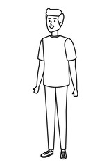 young man avatar character icon