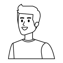young man avatar character icon
