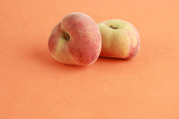 Paraguayan peach on colorful background