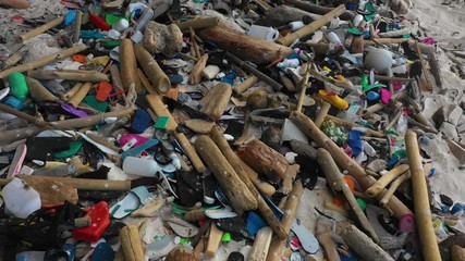 The worlds most polluted beach, Plastic marine debris.