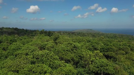 Christmas Island Australia from the air