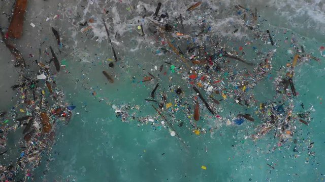 The worlds most polluted beach, Plastic marine debris.