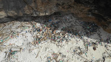 The worlds most polluted beach, Plastic marine debris.