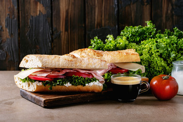 Homemade sandwich