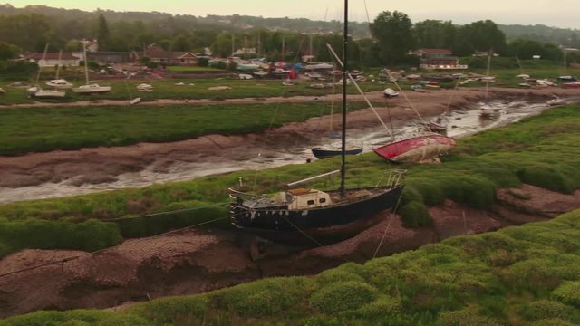 The Moorings at Heswall in Birkenhead in the uk,
A boat yard some say a boat grave yard.
