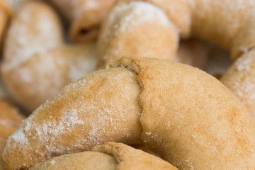 shortcrust pastry roll crosiisants with marmalade