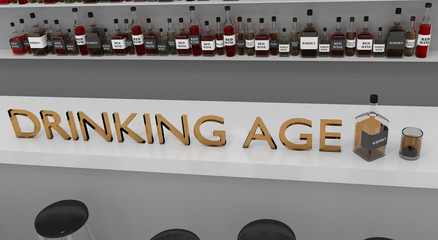 DRINKING AGE concept