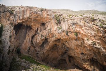 A cave in Kalymnos, Greece. 