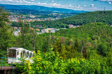 Diana Standseilbahn Karlsbad Aussichtsturm