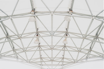  White stage ceiling mesh