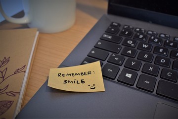 Office note in a computer