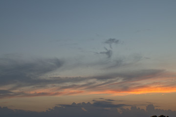 Lake Texoma Landscape After Storm