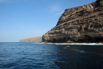 Fototapeta na wymiar Küste von La Gomera. Kanarische Inseln