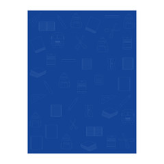 set of school supplies pattern background