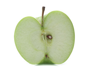 Green apple isolated on white background