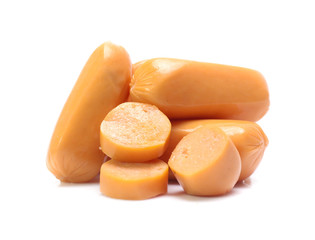 sausage isolated on white background