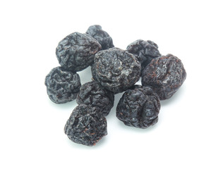 Dried  blueberry isolated on white background