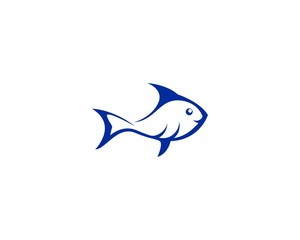 Fish icon illustration vector template design