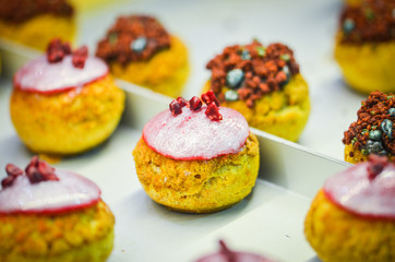 home made sweets - pastry, delights, mini cakes
