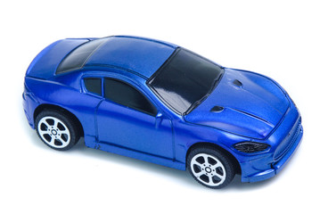 toy car isolated on whited background
