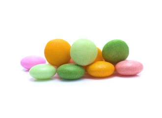 Fototapeta na wymiar Colorful candy Isolated on white background