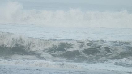 Waves on the beach baru, Yogyakarta Indonesia