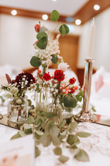 Hochzeitsdeko Tischdeko Schmuck Blumendeko