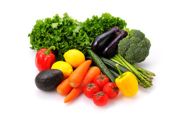 野菜　Vegetables on white background