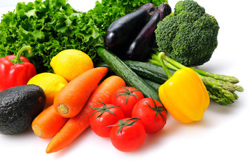野菜　Vegetables on white background