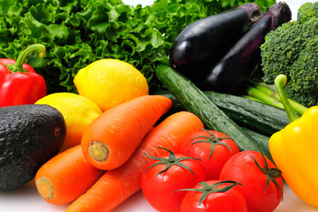 野菜　Vegetables on white background