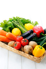 野菜　Vegetables on white background