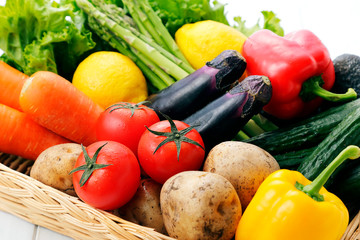野菜　Vegetables on white background