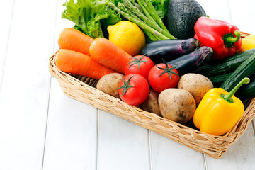 野菜　Vegetables on white background