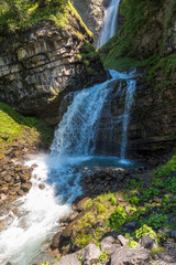 Diesbach waterfall, Glarus, Switzerland