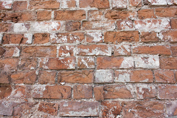 texture and background of old brick wall