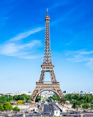 Fototapeta premium 世界遺産 パリのセーヌ河岸 エッフェル塔 縦位置