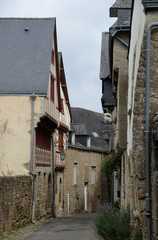 Gasse in Saint Goustan, Bretagne