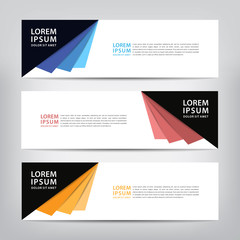 modern design, web banner template, vector illustration