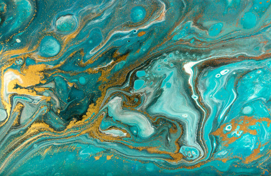 How to Make These Gorgeous Marbleized Paintings - Between Carpools