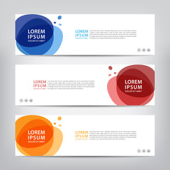modern design, web banner template, vector illustration
