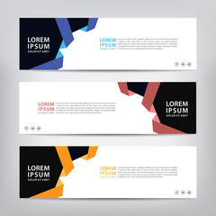 modern design, web banner template, vector illustration