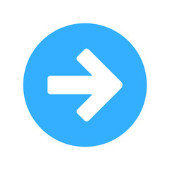 right arrow sign vector