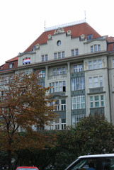 Naklejka premium Strolling through the streets of Praghe