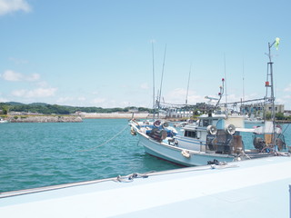 Obraz premium 壱岐島の漁船